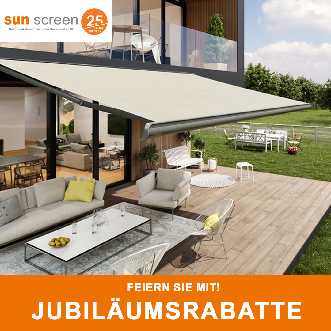 sun screen Jubiläum Aktion